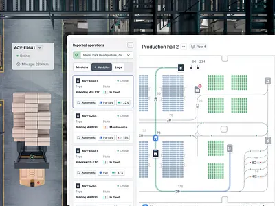Revolutionizing Warehouse Operations with Real-Time Data agv monitoring agv tracking ui complex systems design data driven dashboard data driven design dynamic ui interactive dashboard interface design live data interaction operational dashboard design performance monitoring ui real time data smart warehouse design system visualization user interaction design warehouse automation ui website design