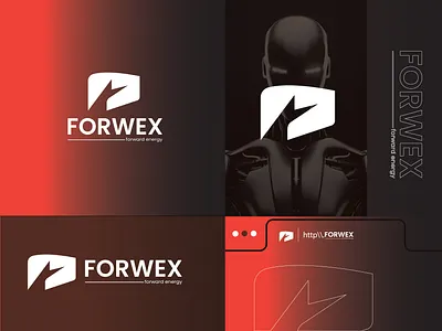 FORWEX — Forward Energy // Brand Identity. ai brandforsale branding cyberpunk future geometric identity innovation logo logoforsale minimalist modern monogram premium robotics saas startup tech vector visual identity