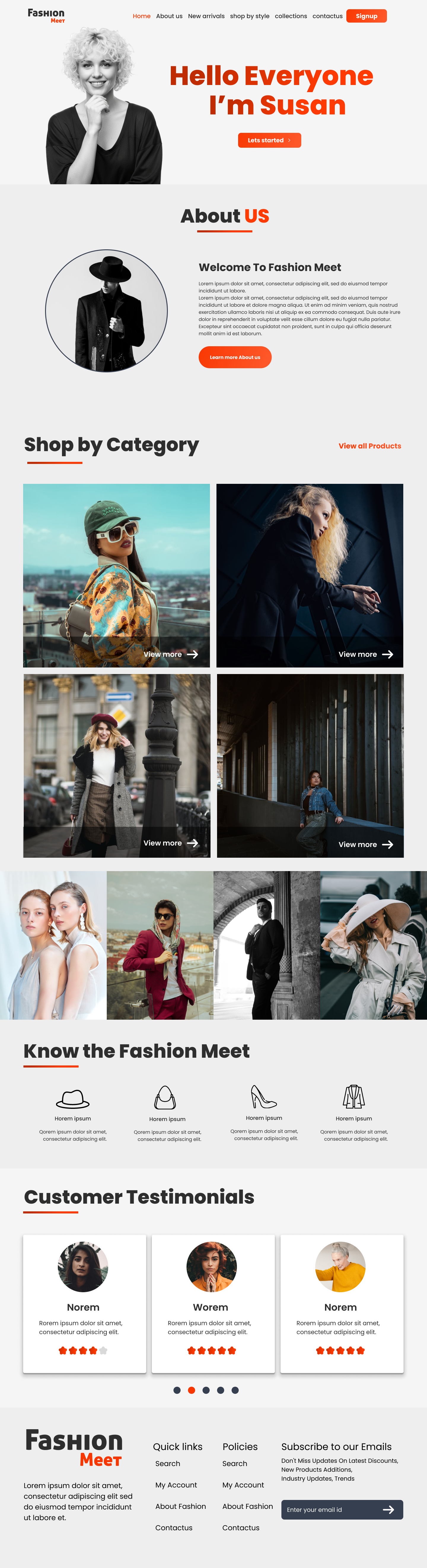 Website design - Fashion branding design dress dribbble fashion graphic design illustration logo poster vector websitedesign