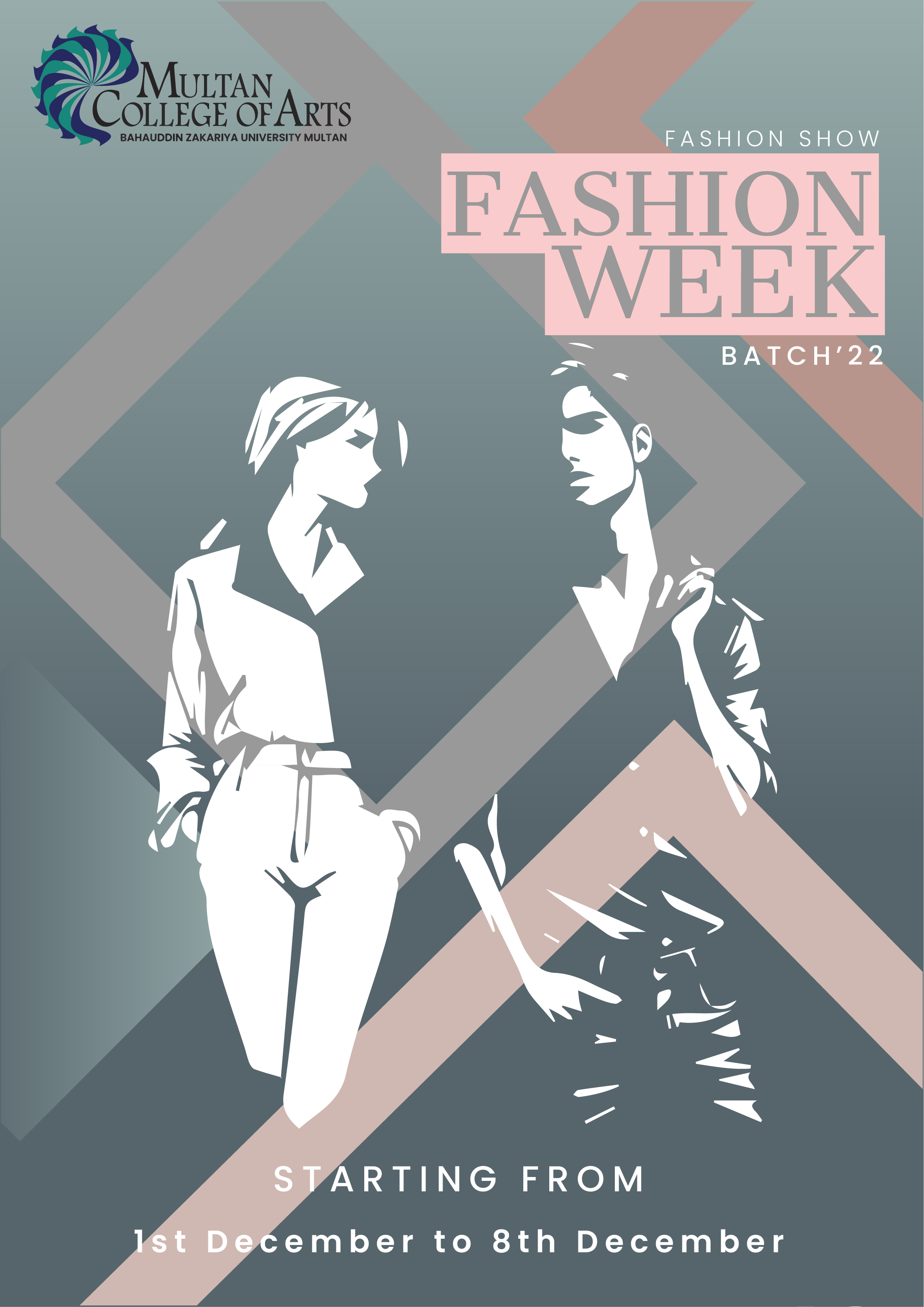 Poster For Fashion Week 3d create design digital graphic design illustration poster vector
