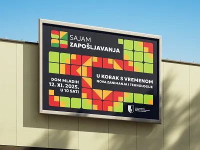 Job Fair (Sajam zapošljavanja) 2025 - Billboard Design billboard billboard design design graphic design poster poster design