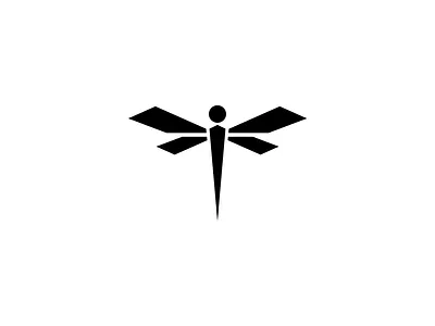 Dragonfly Logo dragonfly dragonfly logo i logo logo modern logo simple logo wings