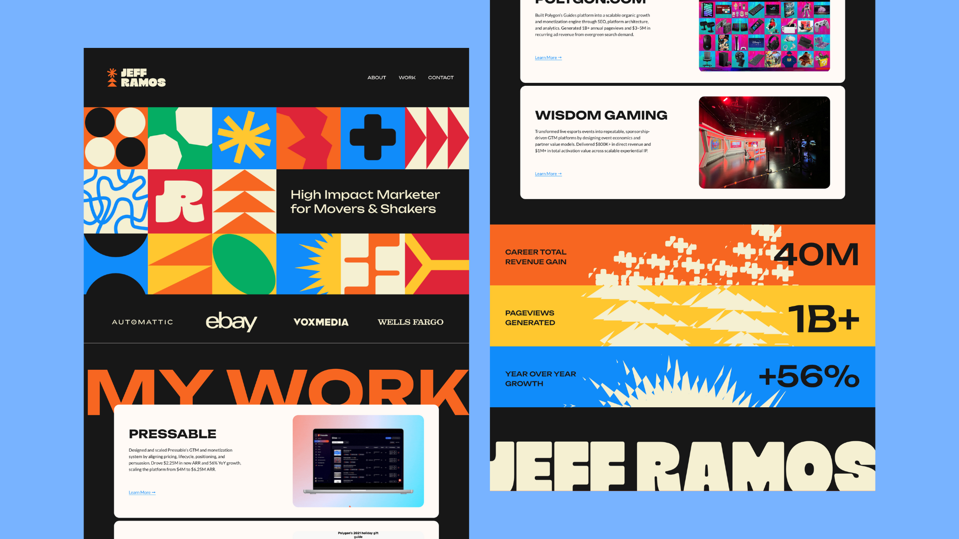 Jeff Ramos Branding & Website branding graphic design illustration logo web design