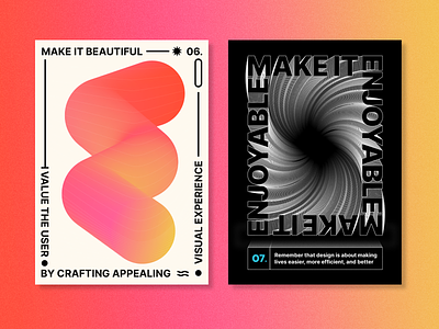 Designers Values 6. 7. 2d adobeillustrator branding design graphic design illustration logo poster posters values