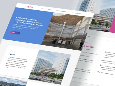 Medical Center CTIC - Website Redesign colombia graphic design redesign ui ux website