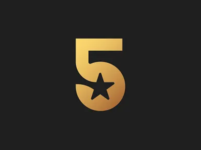 Five Star Logo Design brand identity branding brandmark design five five star five star logo icon logo logo design logo designer logomark star star five star logo