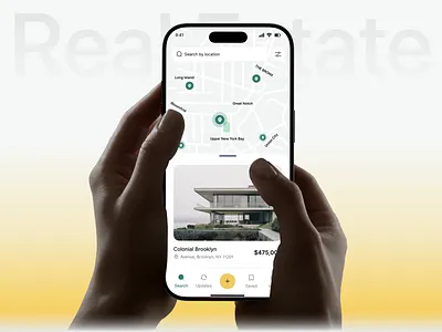 Real Estate App Mobile app app design estate graphic design home home page map map page mobile app property property design real real estate real estate app real estate mobile app real estate ui
