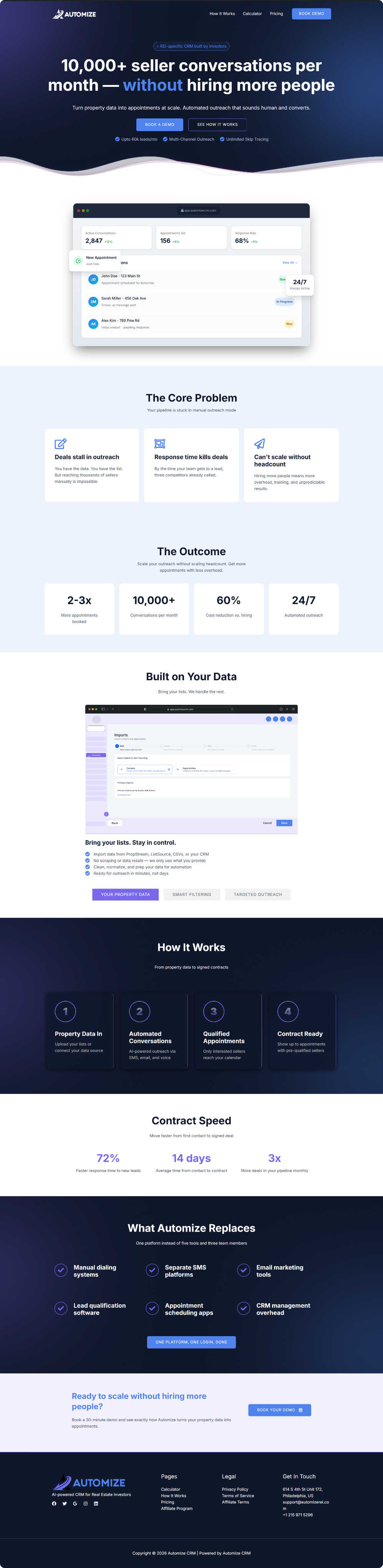 Saas CRM Website gohighlevel saas website design
