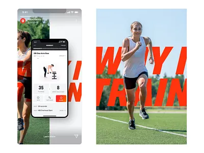Ad campaign for Volt Athletics ad design graphic design motion graphics