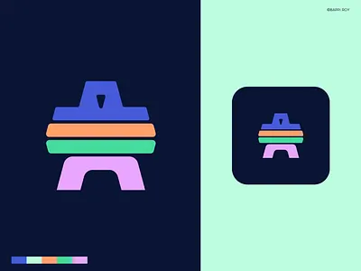 Minimal Abstract “A” Logo Concept for SaaS & Tech Products abstract logo app icon brand identity branding design graphic design logo logo design minimal minimalist branding modern modern logo saas logo startup logo tech logo ui ui branding