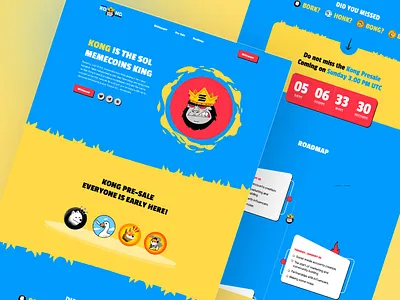 Meme coin landing page coin landingpage meme presale