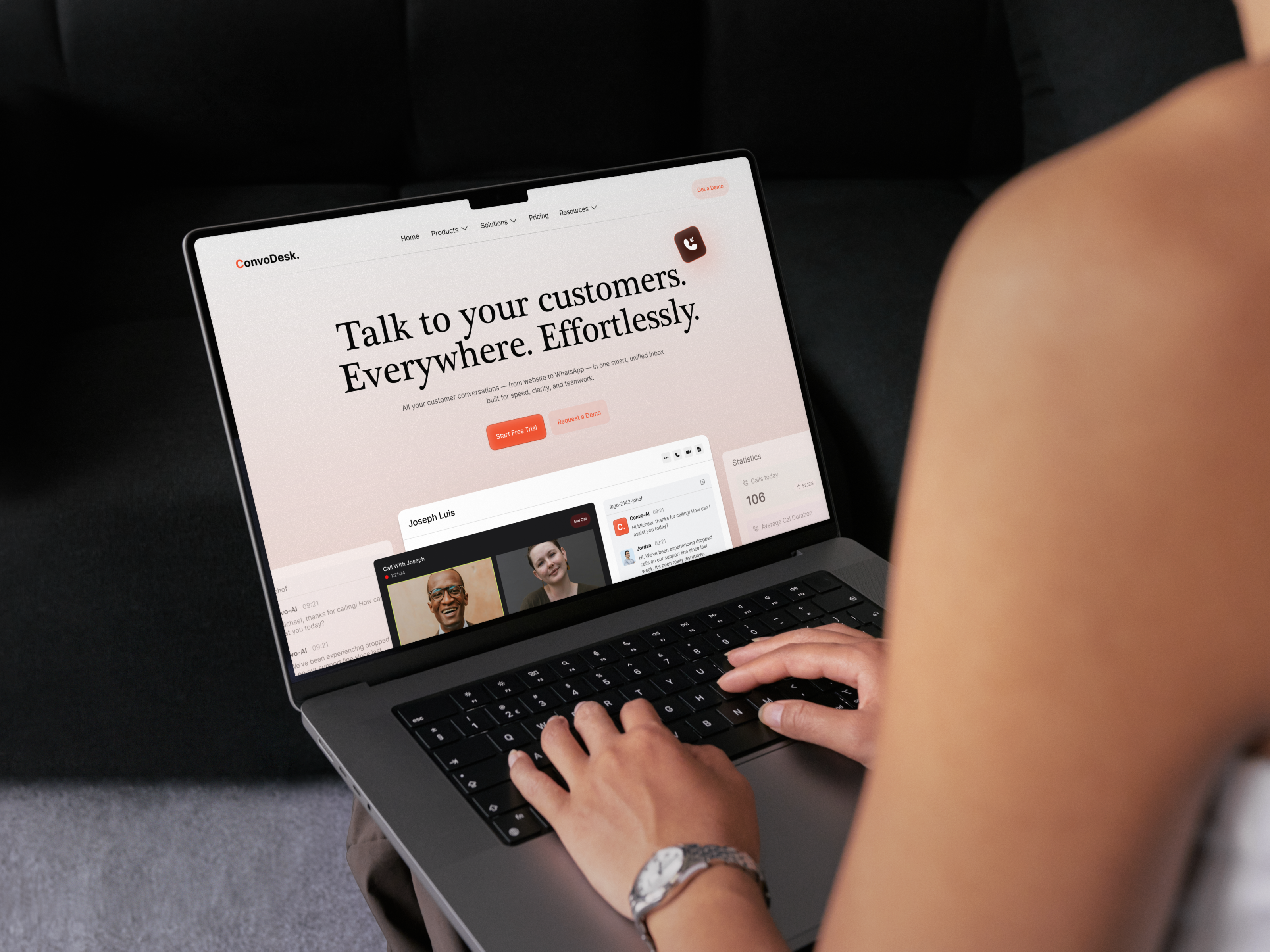 ConvoDesk | Omnichannel Customer Communication Platform for Fast ai automation chat customer service customer support dashboard design system framer graphic design interaction design live chat multichannel omnichannel product design saas team collaboration ui ui design ux design webapp