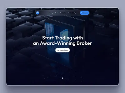 Trading Broker Platform broker broker platform brokerage crypto crypto landing page defi landing page finance fintech saas trading trading platform ui design uiux web design website design
