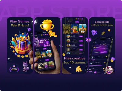 Premium App Store Screens for a Game App app appdesign appmarketing apppresentation appshowcase appstoredesign appstorescreens appui dribbbleshowcase gameappdesign gamedesign interfacedesign mobileappdesign mobileui modernui playstore playstorescreenshots productdesign uiux uxuidesign