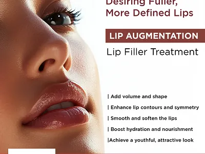 Lip Augmentation Promotion – Aesthetic Clinic Social Media Ad De aestheticdesign beautyad branding cosmeticclinic dribbbledesign graphicdesign healthcaredesign lipaugmentation lipfiller medicalmarketing posterdesign socialmediadesign