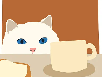 Slow Days: Pets & Plants botanical cat cozy daily life dog flat design flowers illustration kitten minimal morning vibes nature pet puppy relaxation slow living vector art