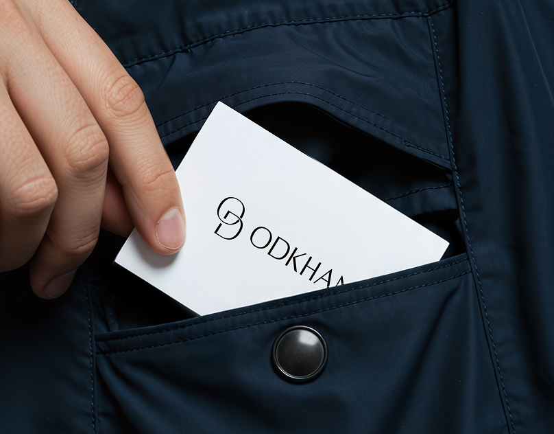 Odkhan | Logo Design brand identity brand mark brand strategy corporate branding identity design logo design minimal logo modern branding typography logo visual identity