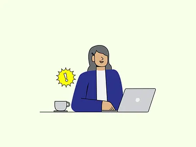News Presenter Is Having an Online Conference Animation animation branding conference design devices graphic design illustration morph news online presentation presenter ui vector