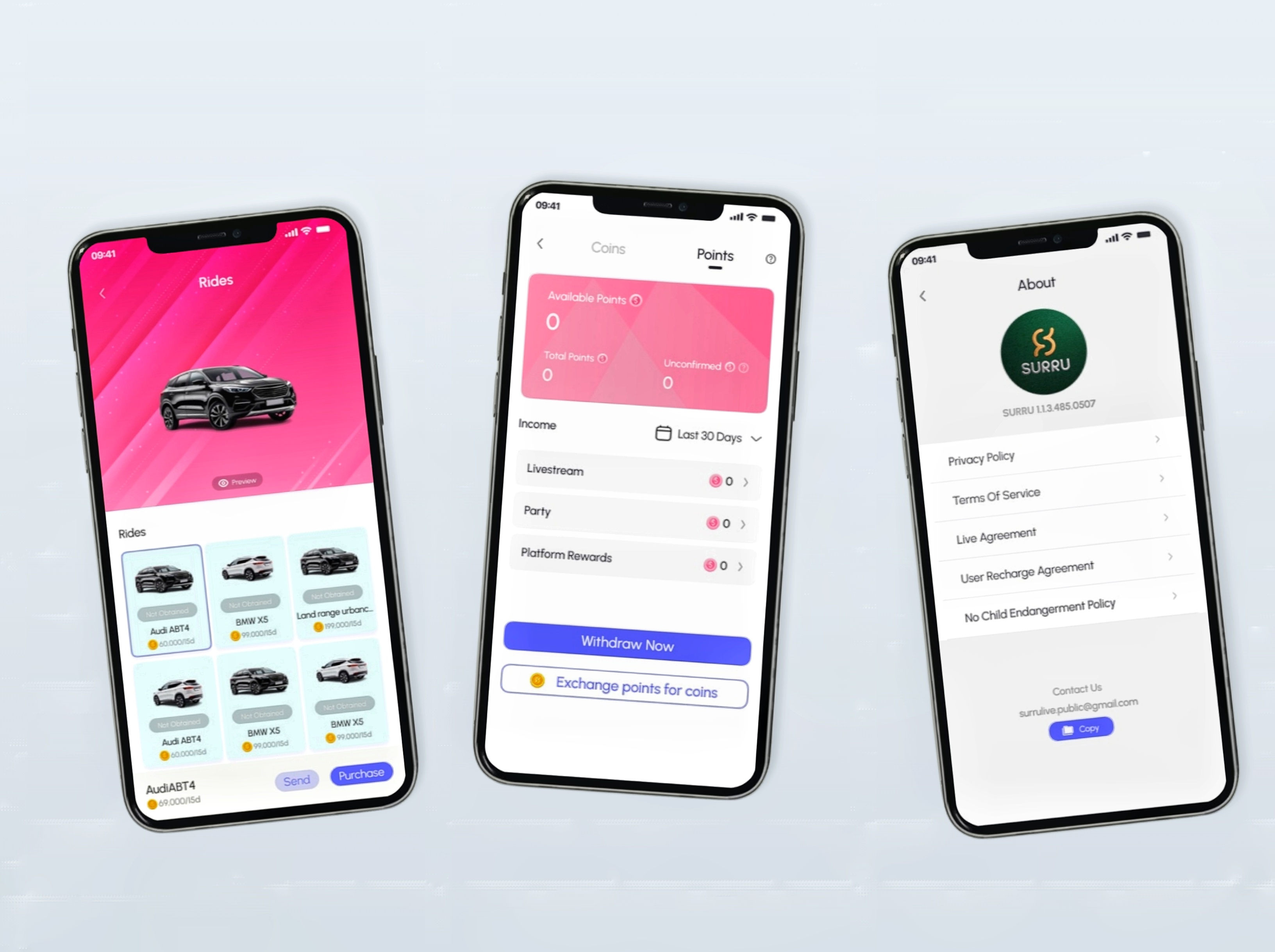 Example of Minimal Mobile Design UI/UX