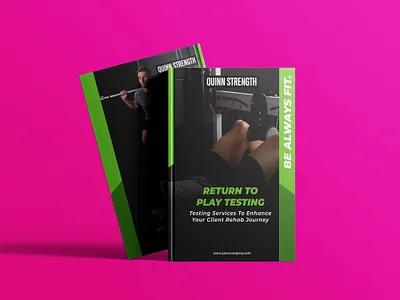 GYM Fitness Training & Testing - Branded-Booklet/Brochure branding graphic design logo