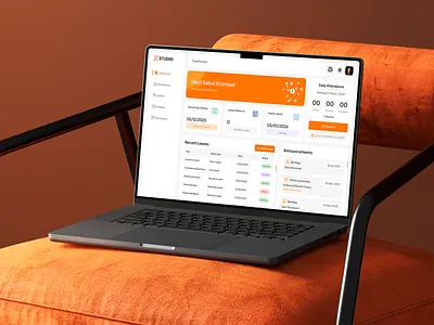 Clean & Smart Employee Workspace Dashboard Design 3d animation branding graphic design logo motion graphics ui