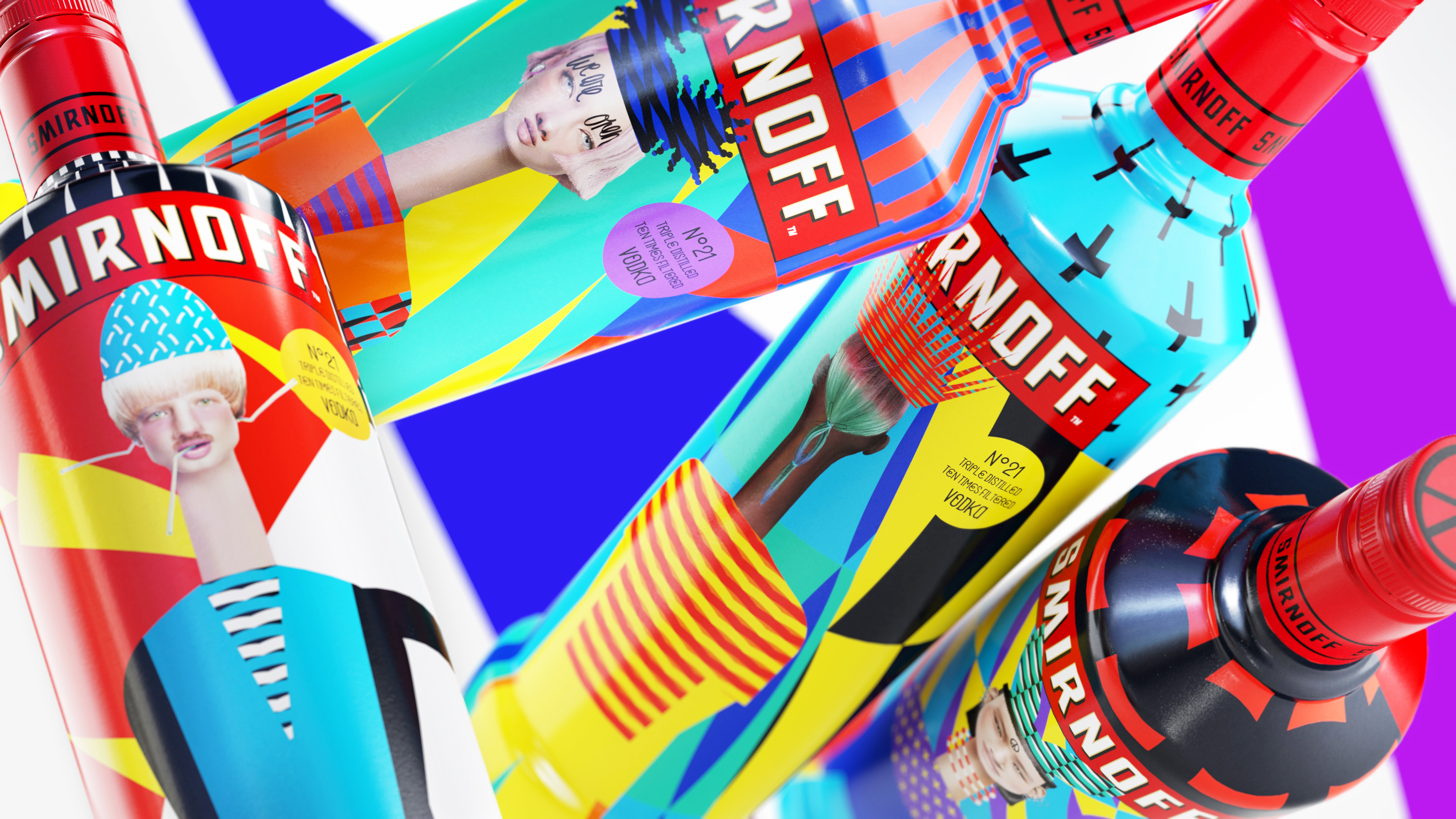 HP for Smirnoff 3d 3d animation 3d motion 3d motiongraphics 3d video 3d visualizations advertising animation beverages cgi digital art fmcg luxury motion design motion graphics packaging rendering smirnoff social media content virtual photography