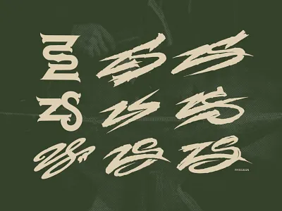 Monograms "ZS" by RYS anvil hand lettering hand made handdrawn initial logo initials ironwork lettering logo logo handmade logotype monogram monograms sketch timelapse typography