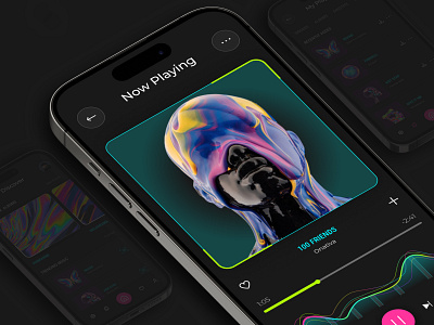 Music App Concept android app apple application application design concept design interface ios iphone mobile mobile app design music app ui ux web design webdesign