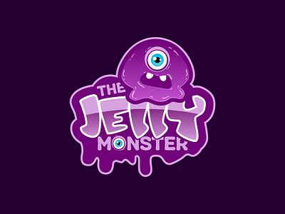 The Jelly Monster brand indentity graphic design logo visual identity