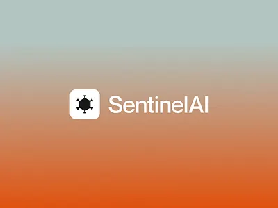 SentinelAI - Cybersecurity Brand Identity ai analyze brand brand identity data logo logo animation motion saas security software tech technology ui ui animation ui card visual visual identity