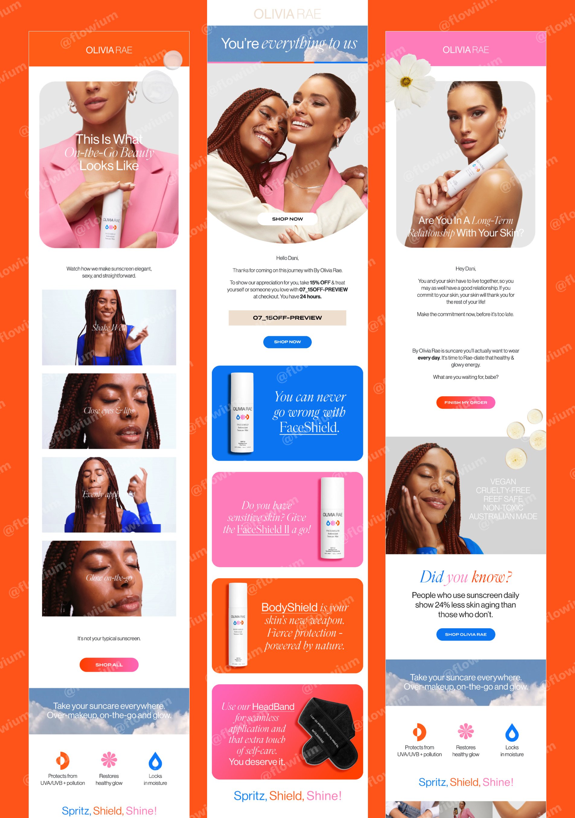 Lifecycle Email System for a Growth Stage Beauty Brand ecommerce ecommerce email email email design email marketing klaviyo klaviyo email design newsletter newsletter design