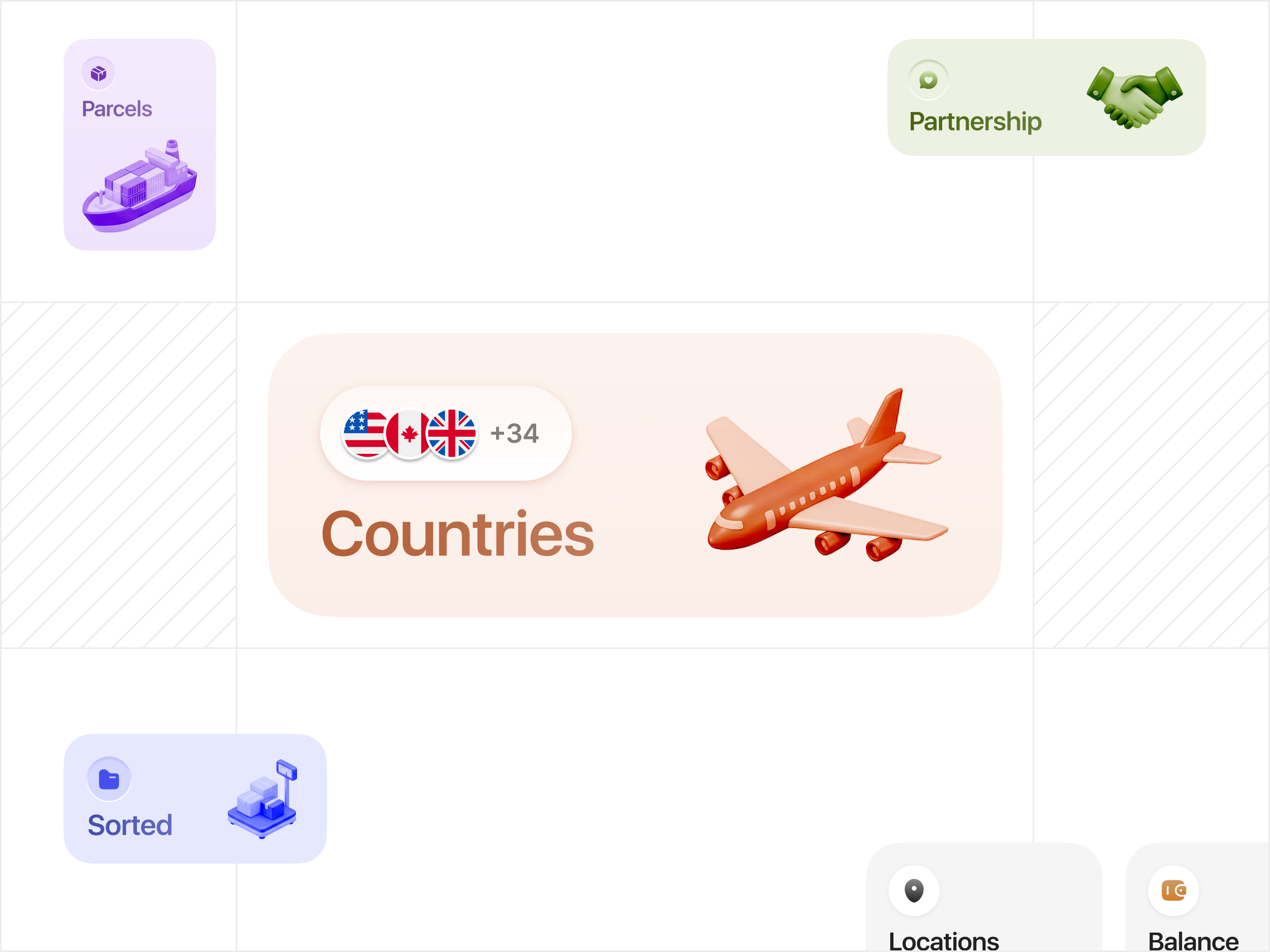 Delyvero - Cargo app 3d app cargo delivery design illustration mobile ui ux
