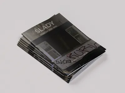 Ślady. Kraków 1939-1945 brochure design graphic design illustration photography print typesetting typography