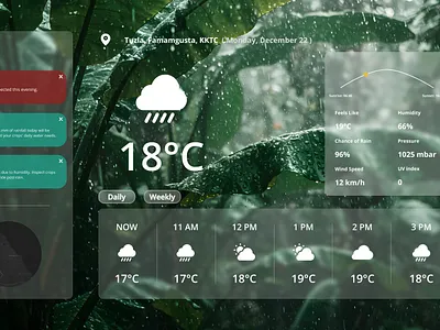 Weather Prediction System figma graphic design ui