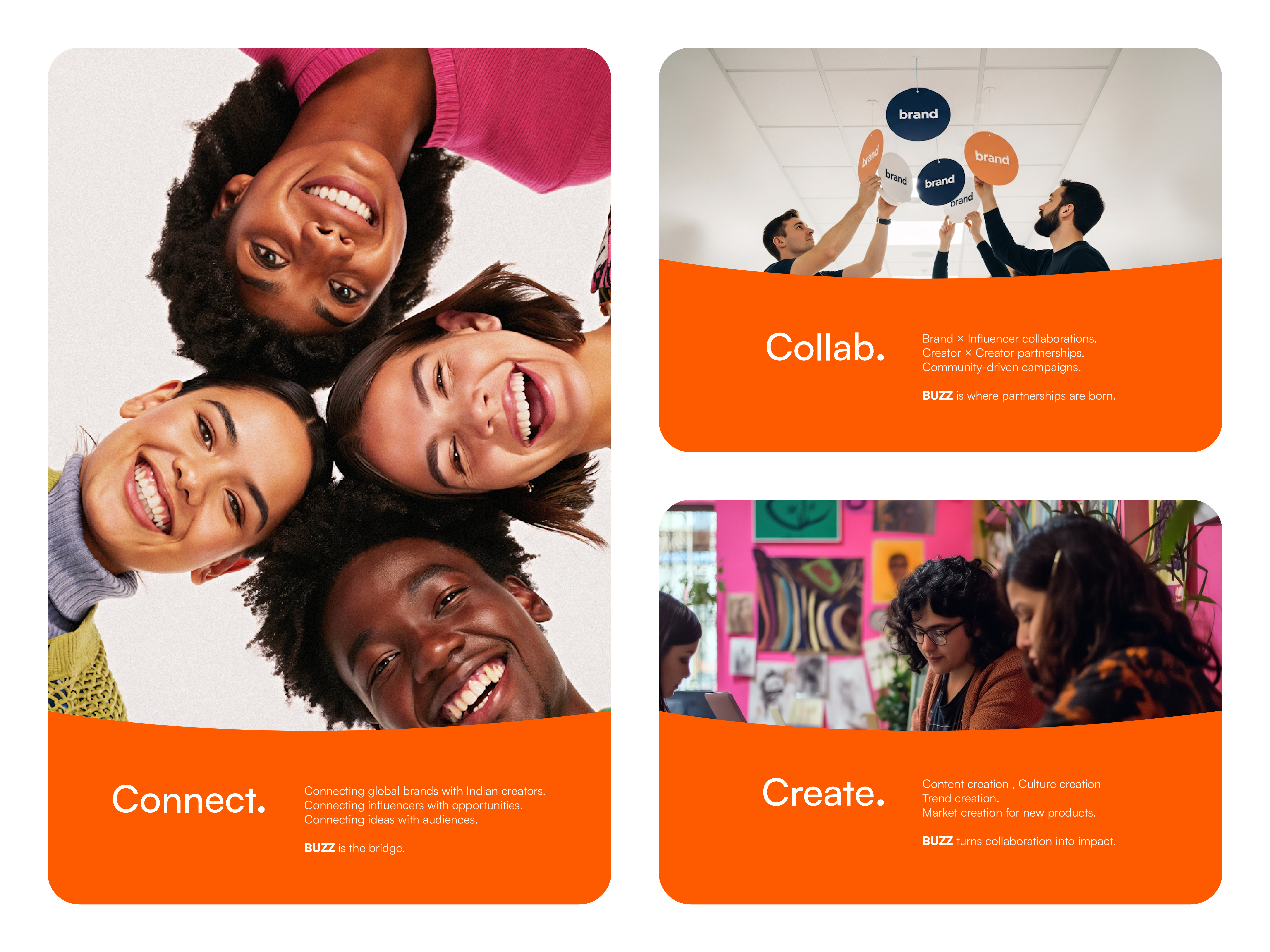 Example of Event, Colab, Teamwork, Chat Logo Design