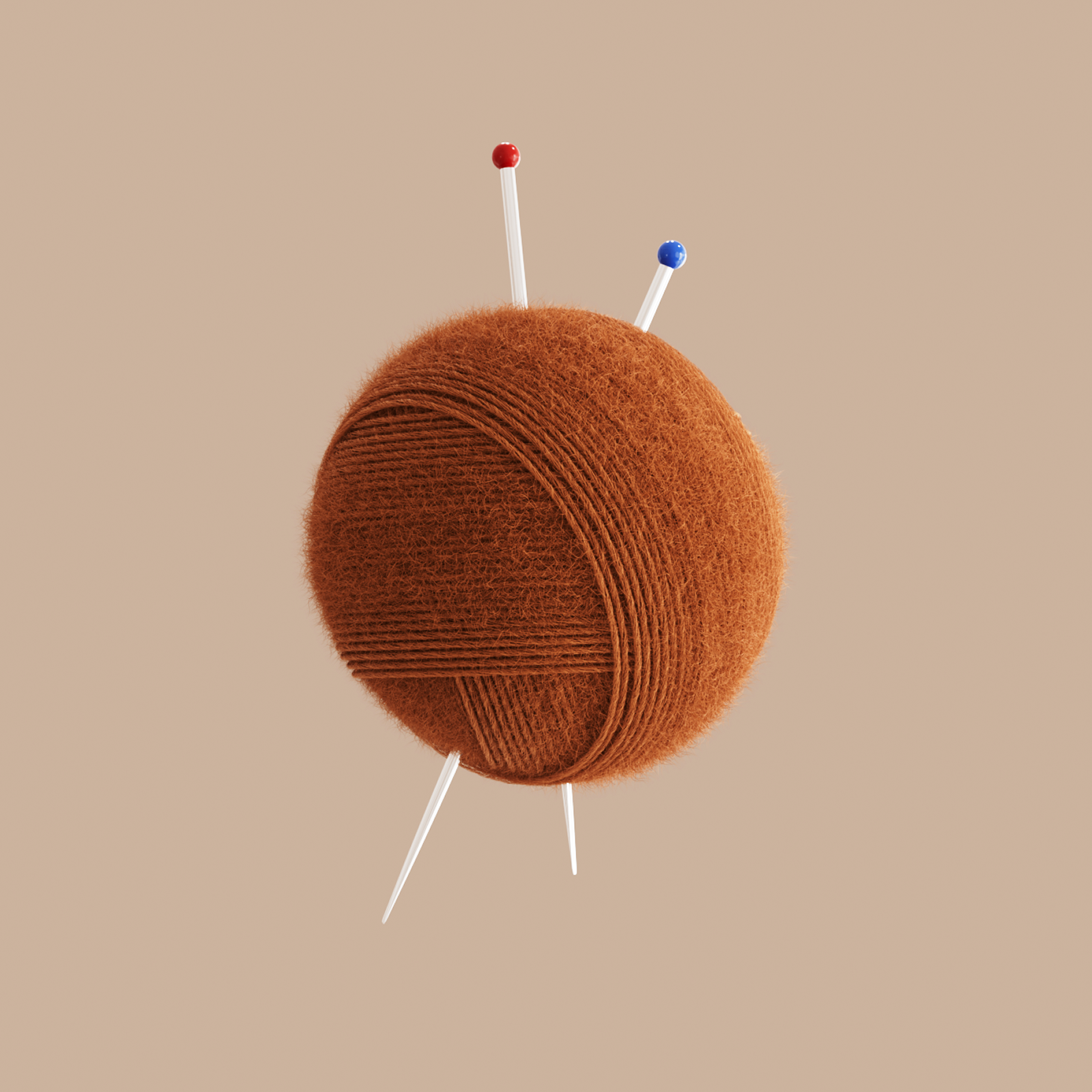 Yarn ball 3d 3dmodeling branding c4d cinema4d design graphic design illustration logo motion graphics redshift ui