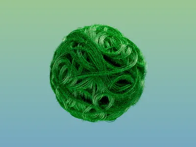 Thread ball 3d 3dmodeling branding c4d cinema4d design illustration logo redshift ui