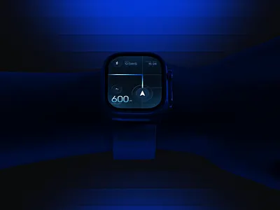 Apple Watch Sports Tracker — High-Tech Glass UI Design ⌚️ applewatch health healthcare monitoring saas tracking ui ux watch watchos