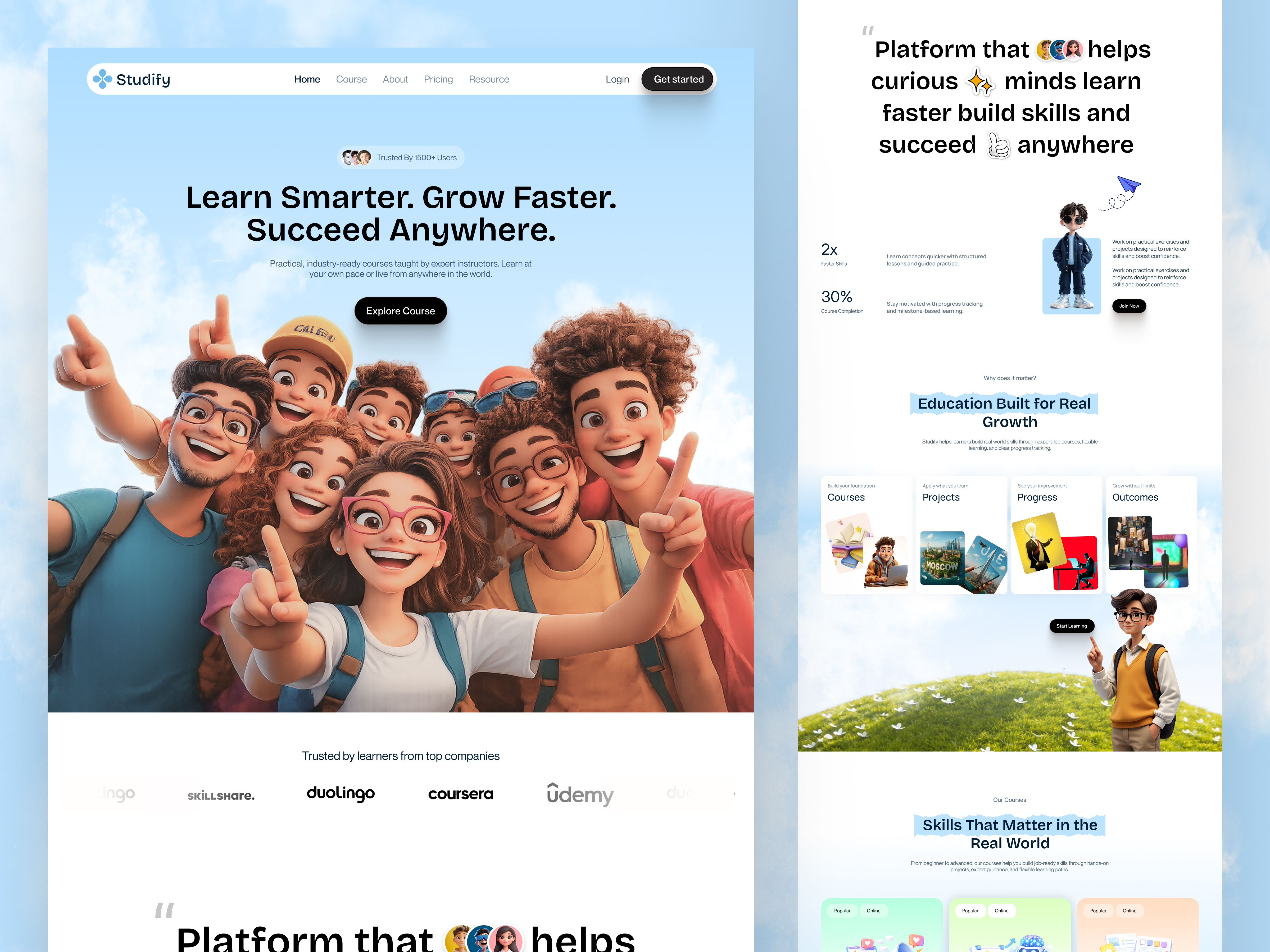 Example of Website UI/UX Design