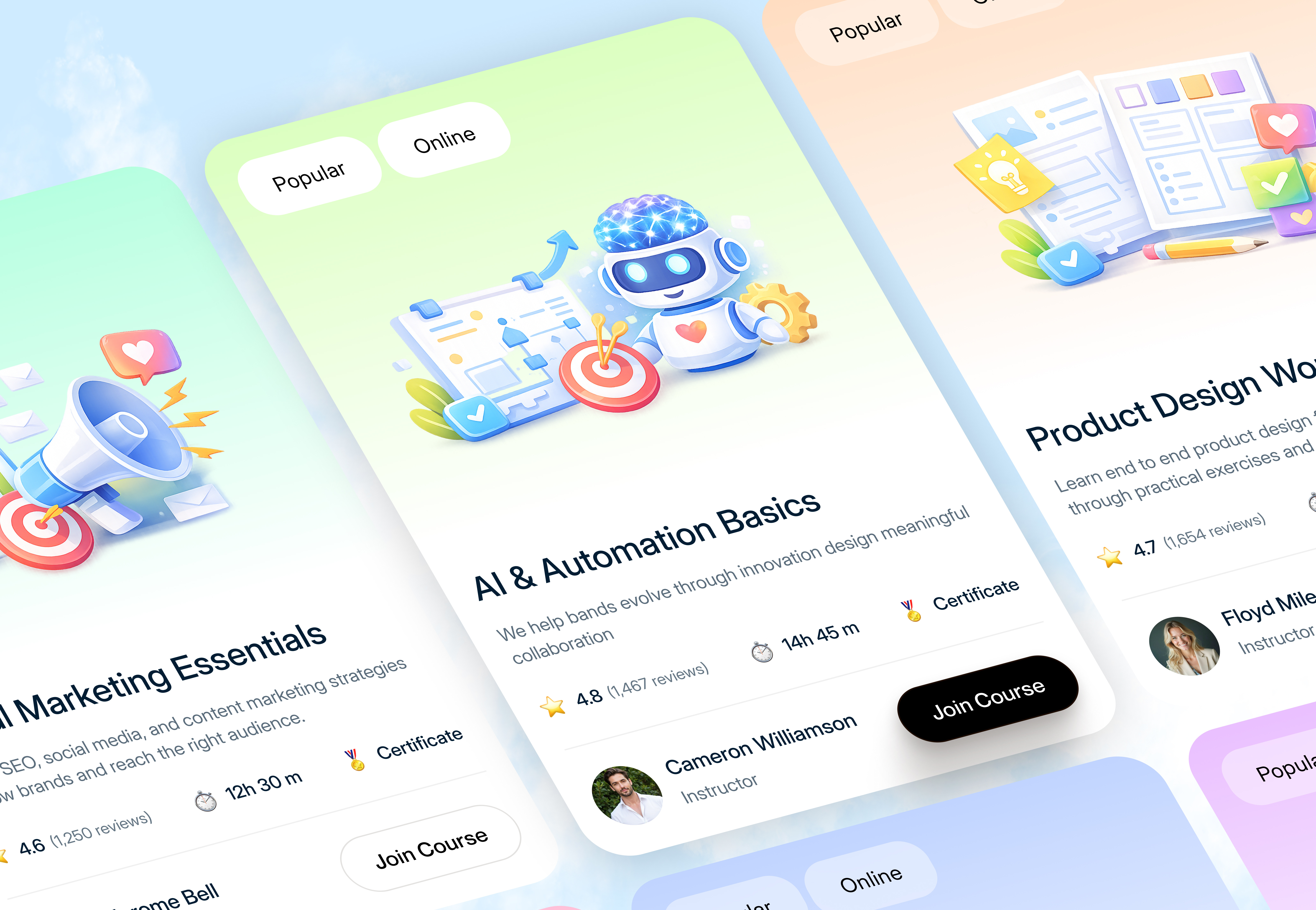 Example of 🎓 Ed Tech Platform UI/UX Design