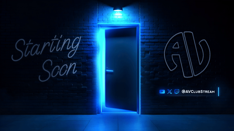 Animated Starting Soon screen for a Twitch channel graphic design stream streaming twitch