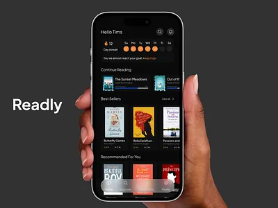 Readly-Book Reading App app book app book app ui books online book app read ui uiux ux