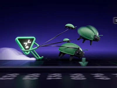 Going walkies. 3d animation branding cgi character design foreal graphic design illustration logo