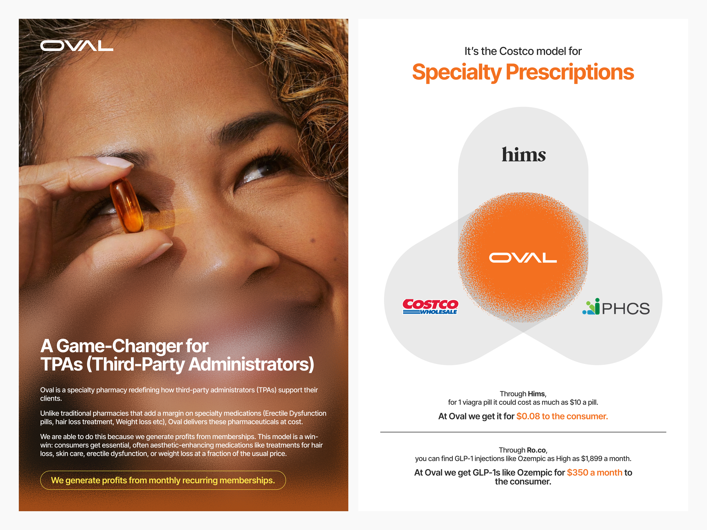 Oval - Pitch Deck Design brand identity deck design graphic design healthcare key note pitch deck design ppt presentation product design slide deck ui uiux ux visual design