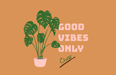 Good Vibes Only app branding design figma graphic design illustration logo ui ux vector