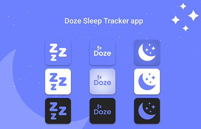 Doze sleep tracker app logo dailyui