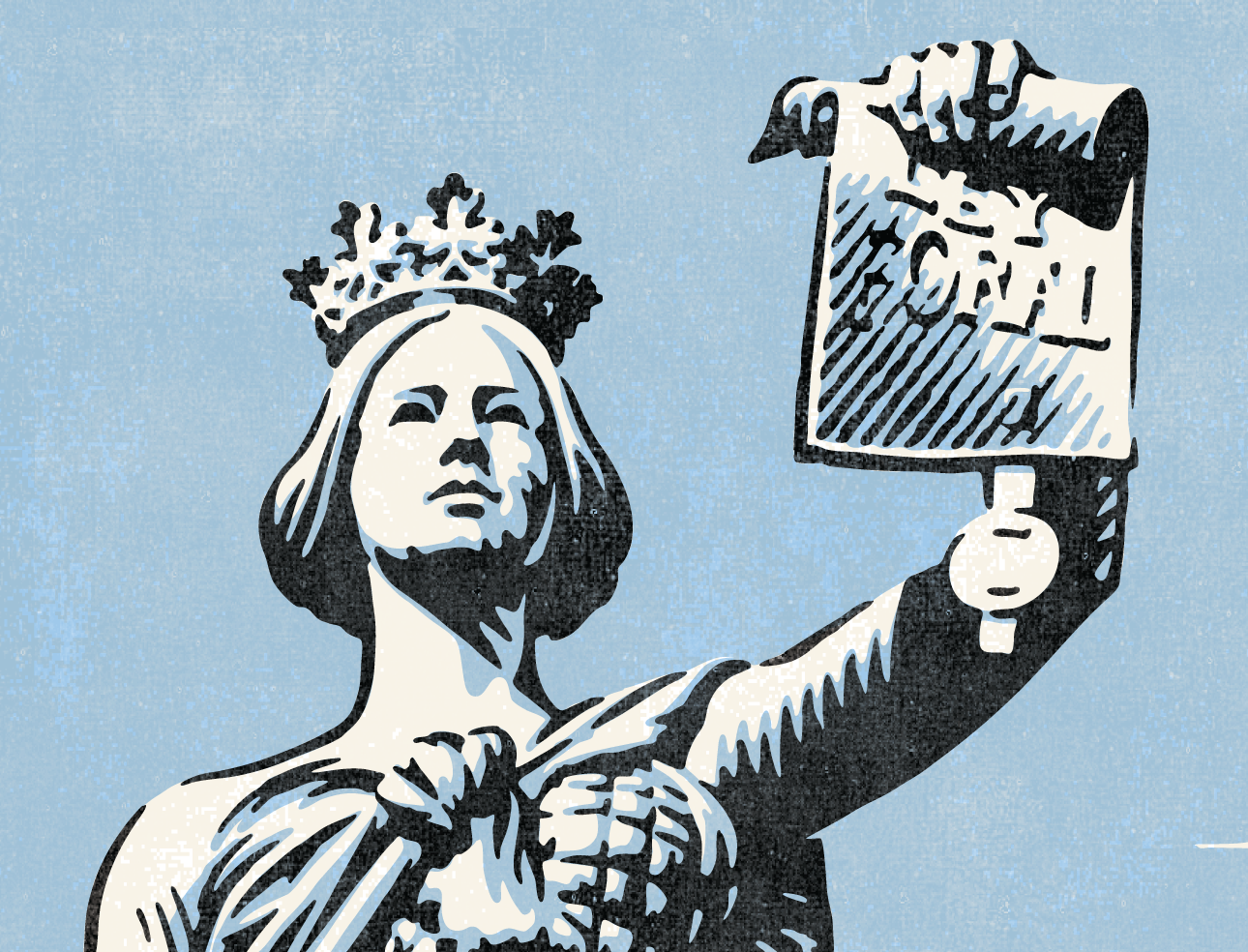 A Logo Illustration for a Spanish City branding classic emblem illustration logo pen and ink vintage woodcut