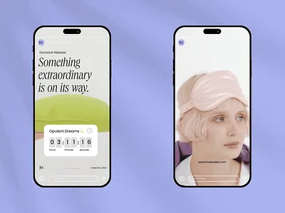 Social Media Content Design + Premium Lifestyle Brand mobile design social media ad