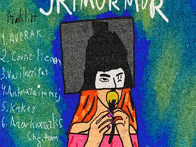 Album Cover for Jriumurmurner 2025 album amsterdam art artwork asia canada collection cover design drawing europe gallery graphic design illustration music trend trending trends usa