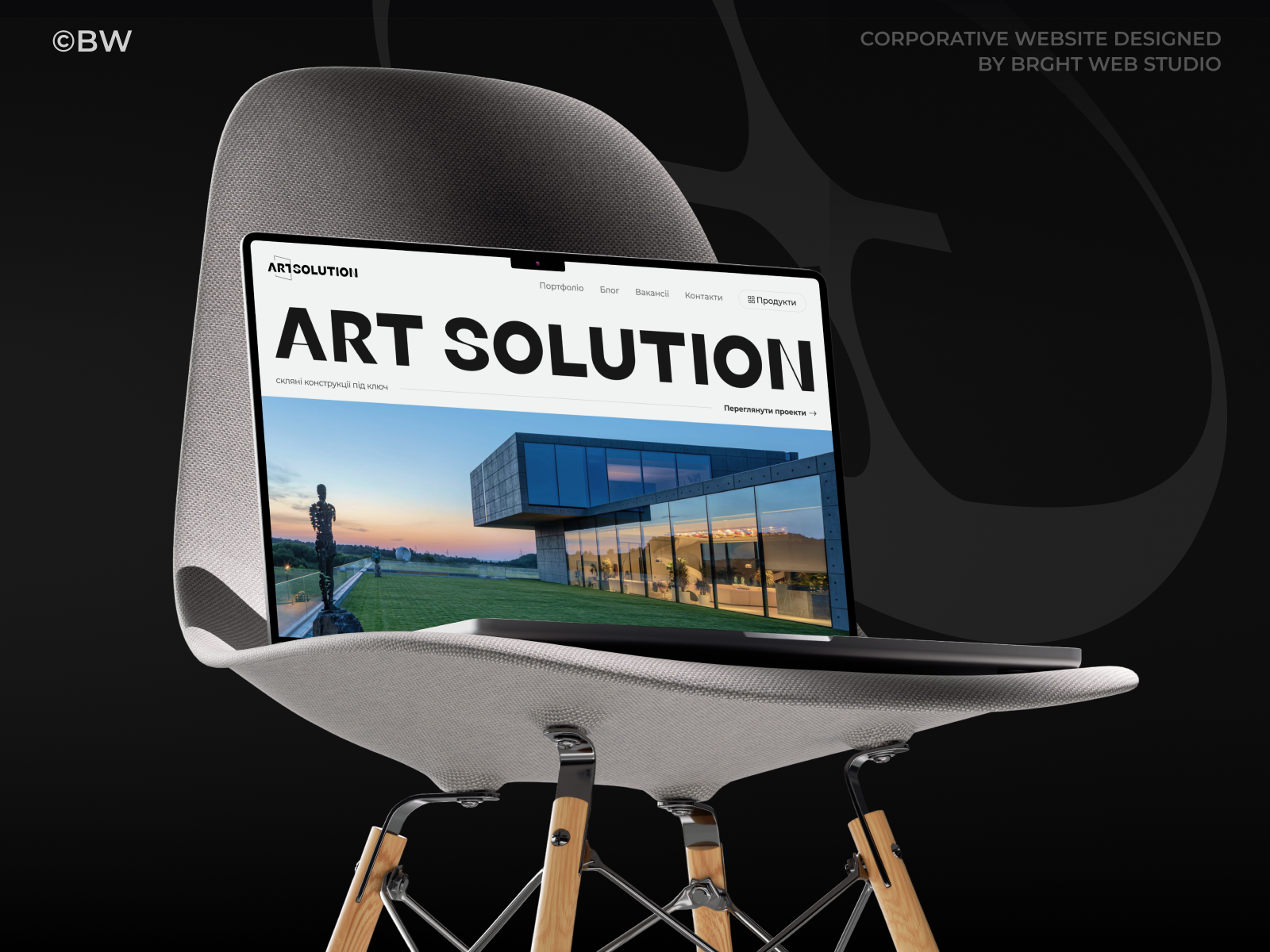 Art Solution — Glass Engineering Website architecture clean corporate engineering glass gsap interactive minimal real estate ui ui design ux web animation webflow website